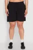 Plus Size Drawstring High Waisted Cargo Shorts sold by Rainbow