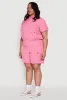 Plus Size Nylon Utility Zip Front Top sold by Rainbow