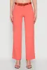 Crepe Knit Belted Dress Pants sold by Rainbow