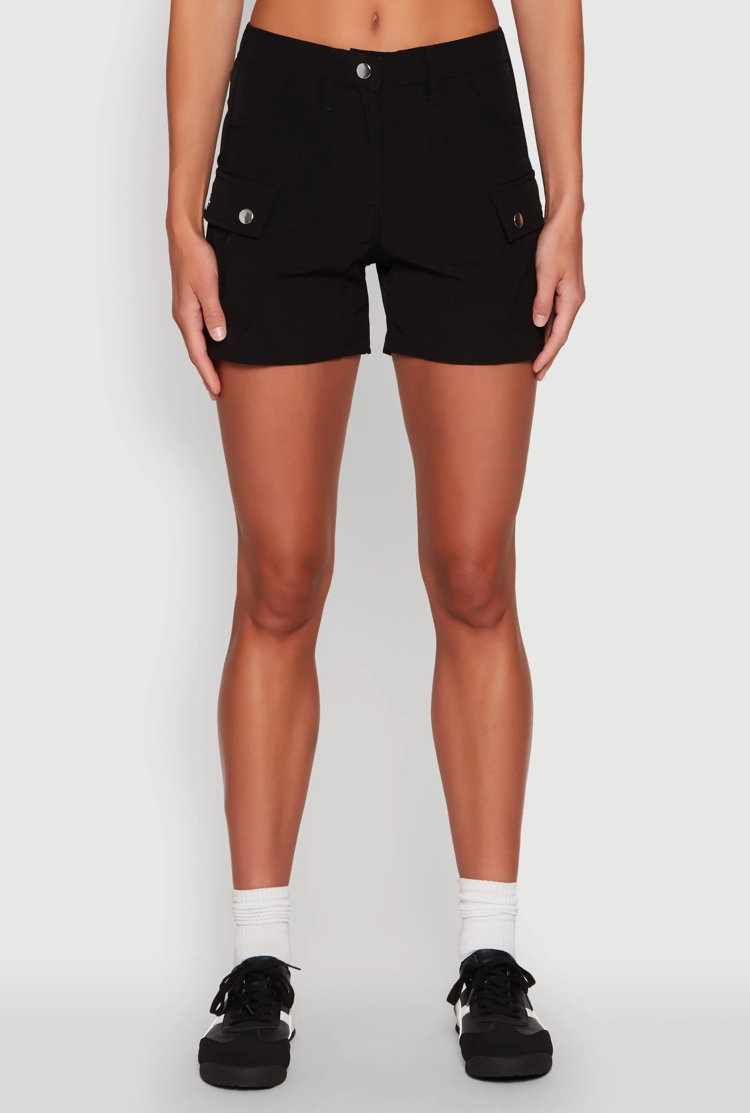 High Waisted Cargo Pocket Shorts sold by Rainbow product image thumbnail 3