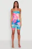 Paint Splatter Tube Romper sold by Rainbow