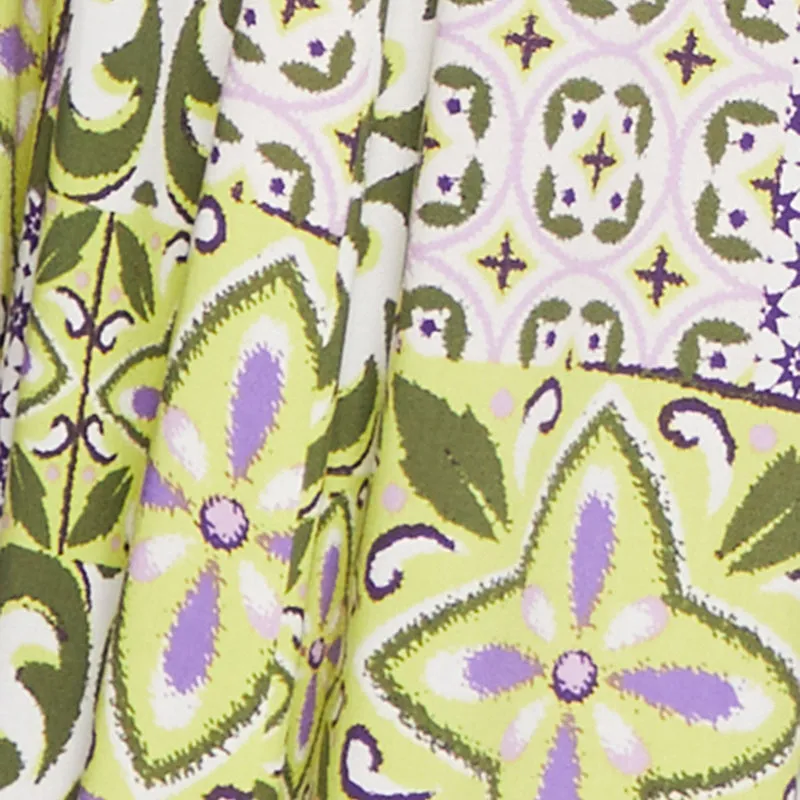 Denim Waist Patterned Maxi Skirt sold by Rainbow product image thumbnail 4