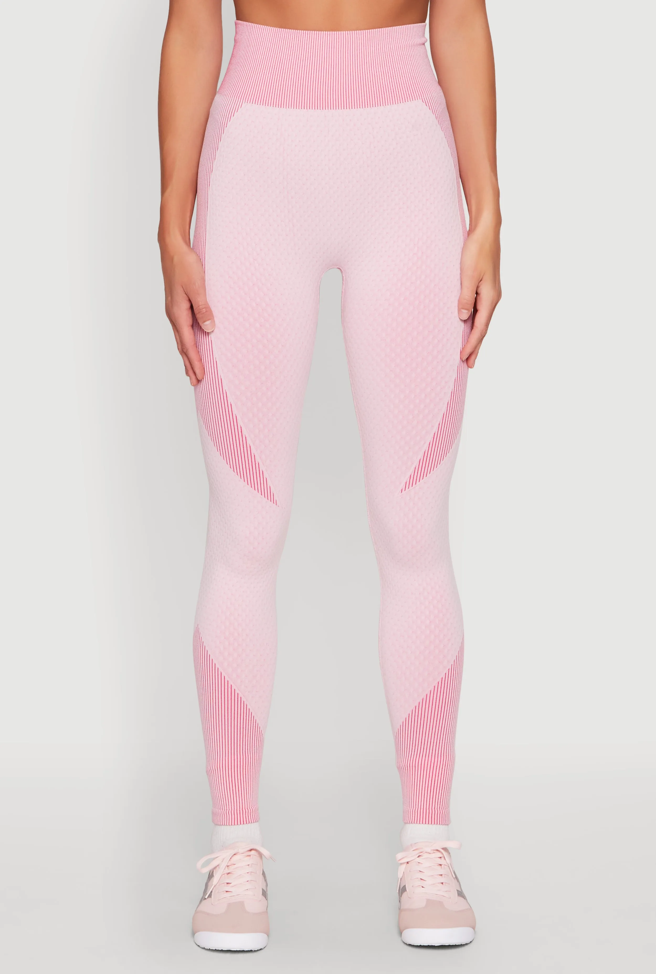 Striped Detail Two Tone Leggings sold by Rainbow product image thumbnail 3