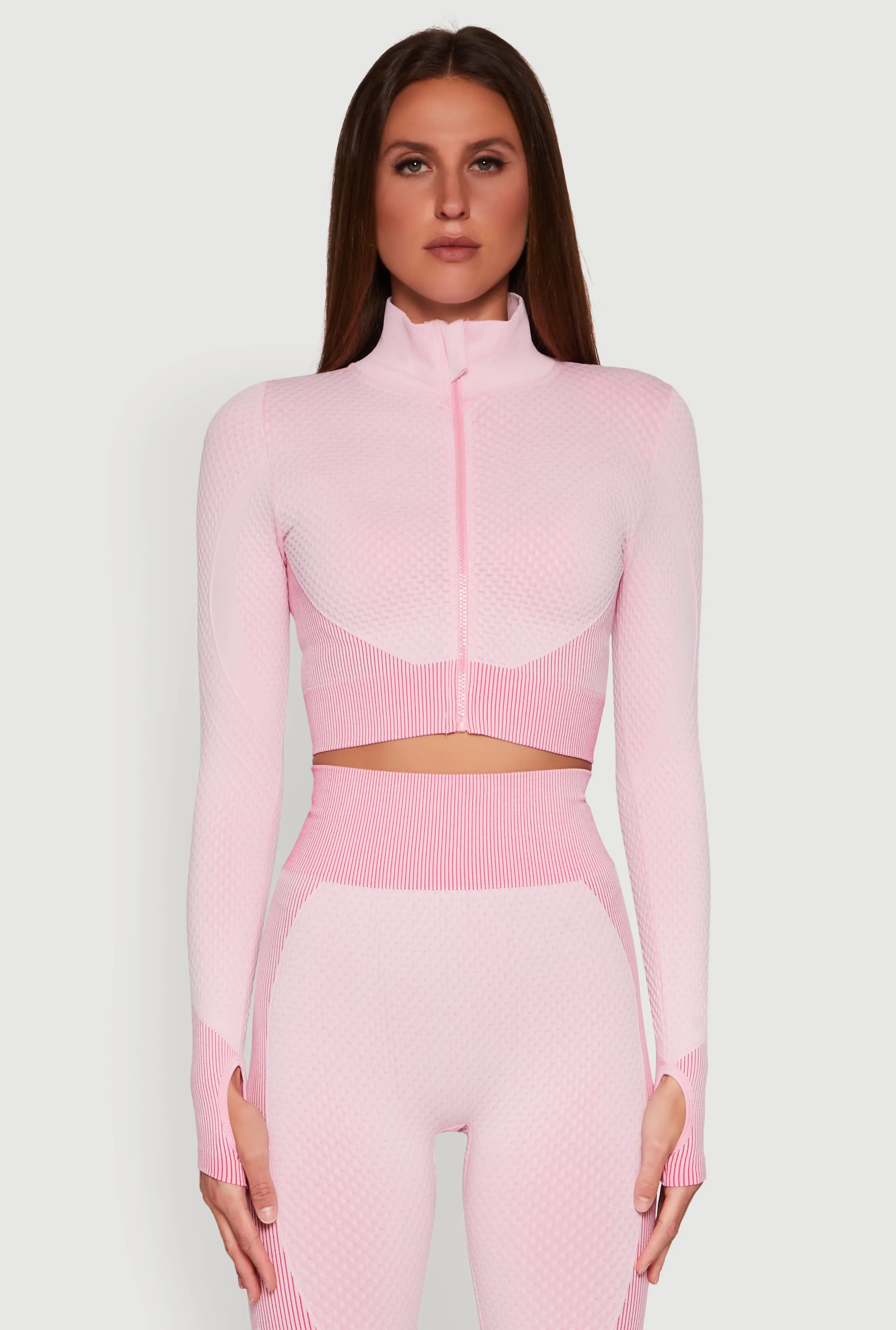 Striped Detail Two Tone Track Jacket sold by Rainbow