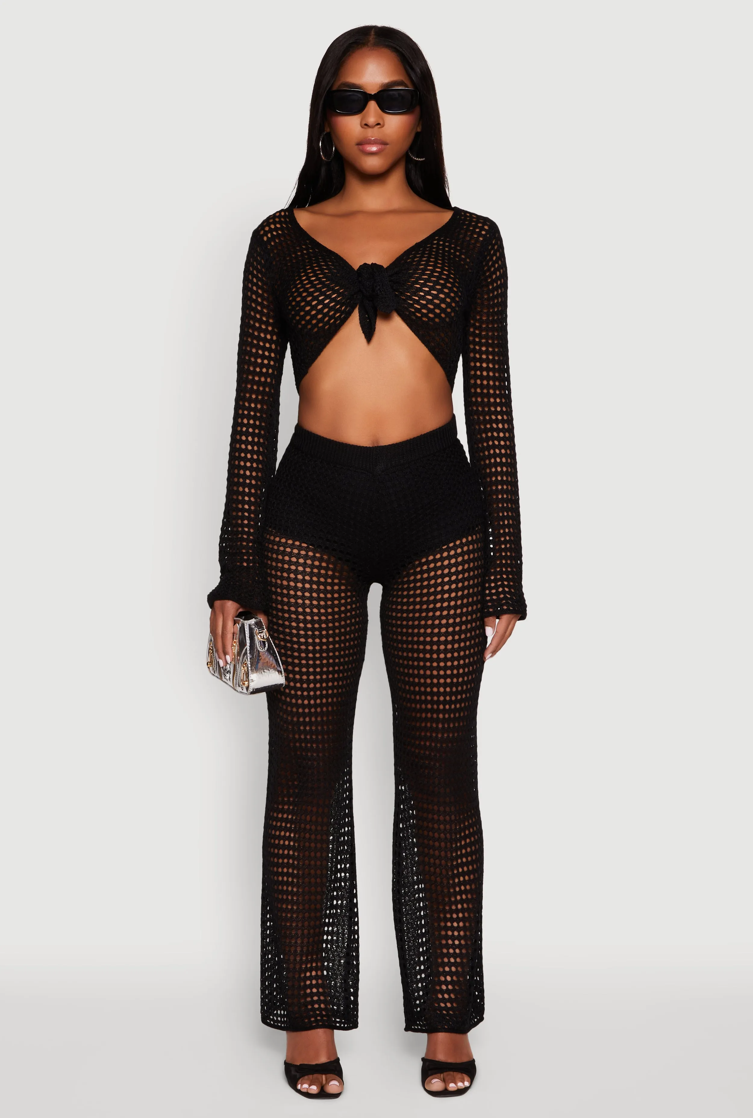 Crochet Straight Leg Pants sold by Rainbow