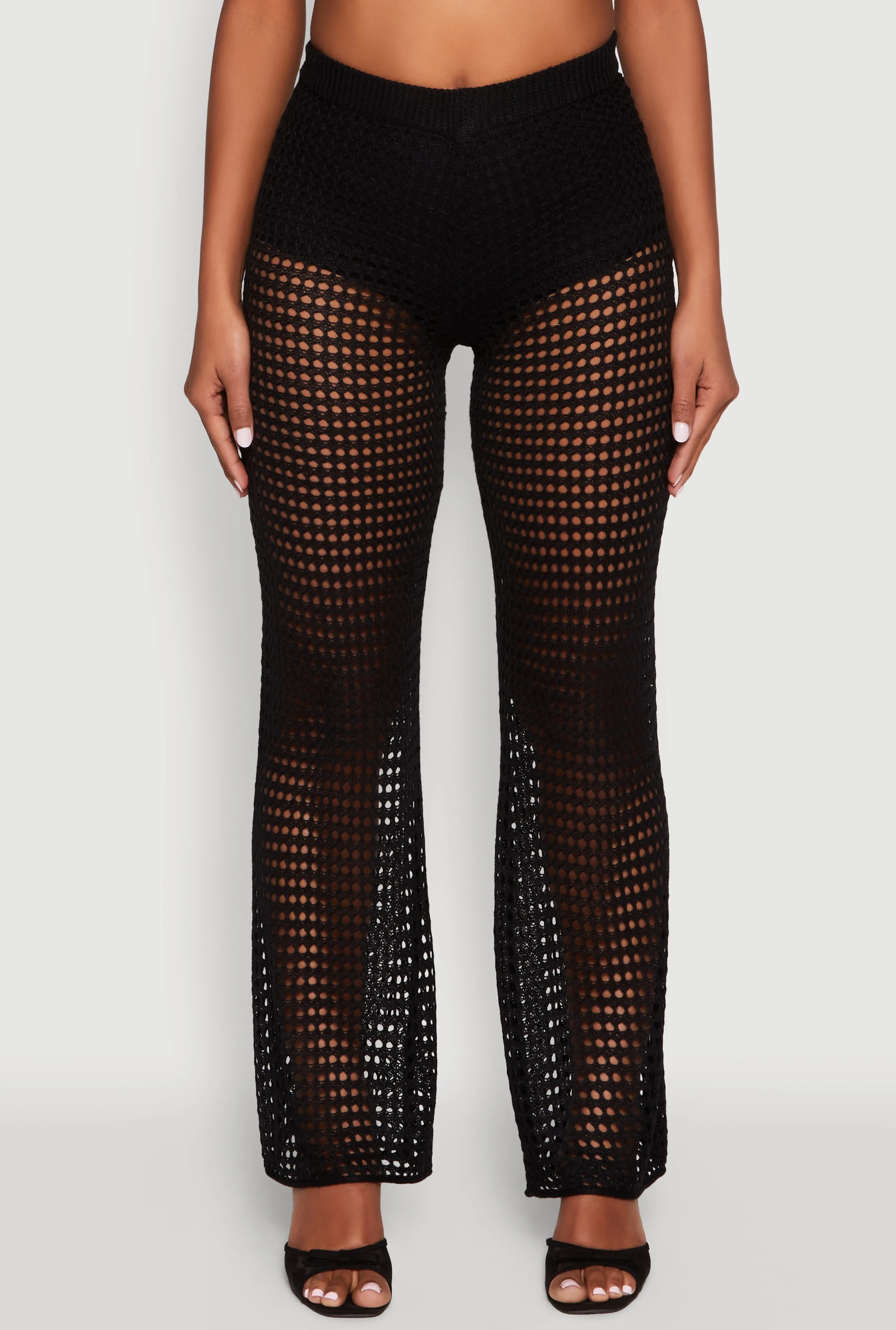 Crochet Straight Leg Pants sold by Rainbow product image thumbnail 3