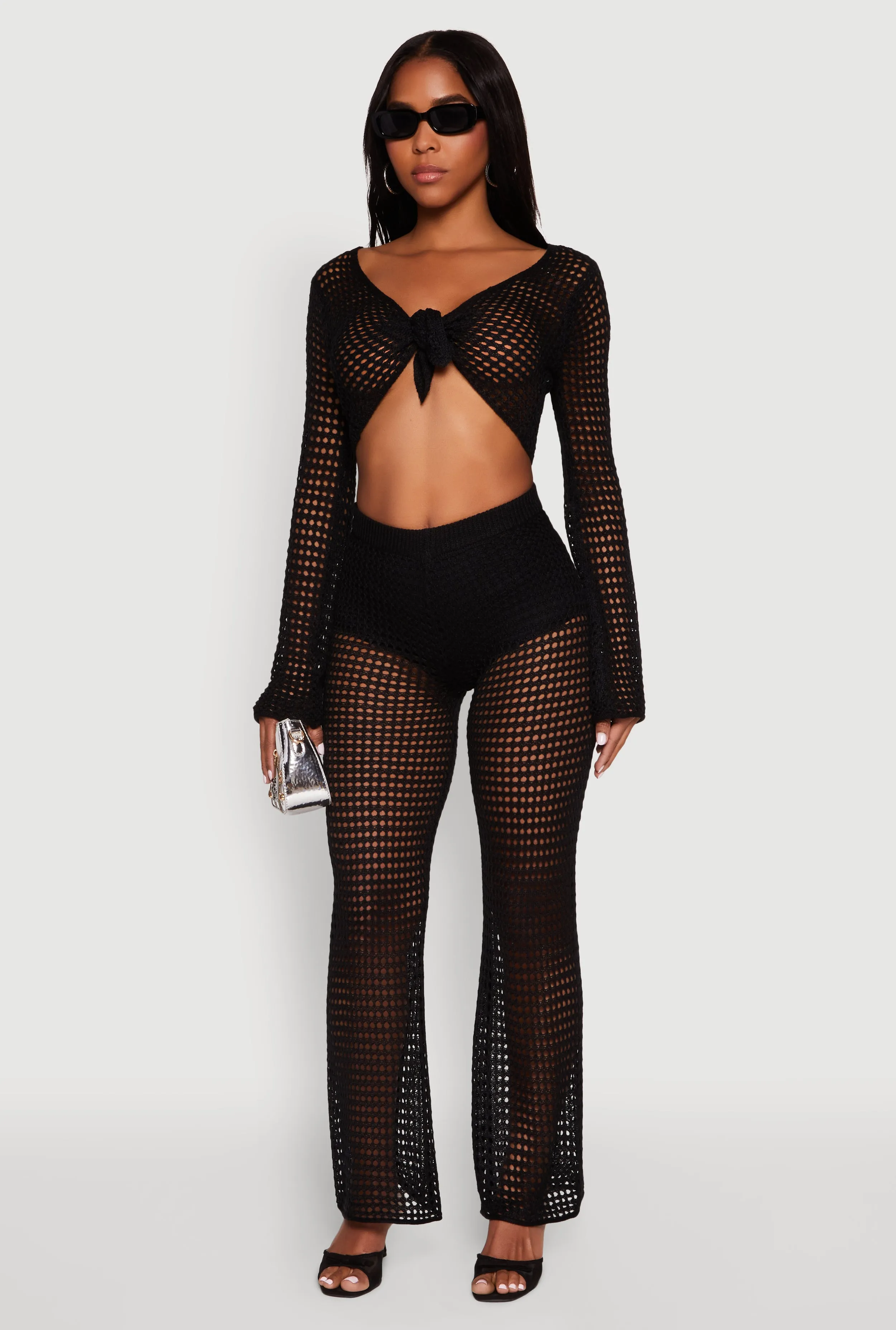 Crochet Straight Leg Pants sold by Rainbow product image thumbnail 2