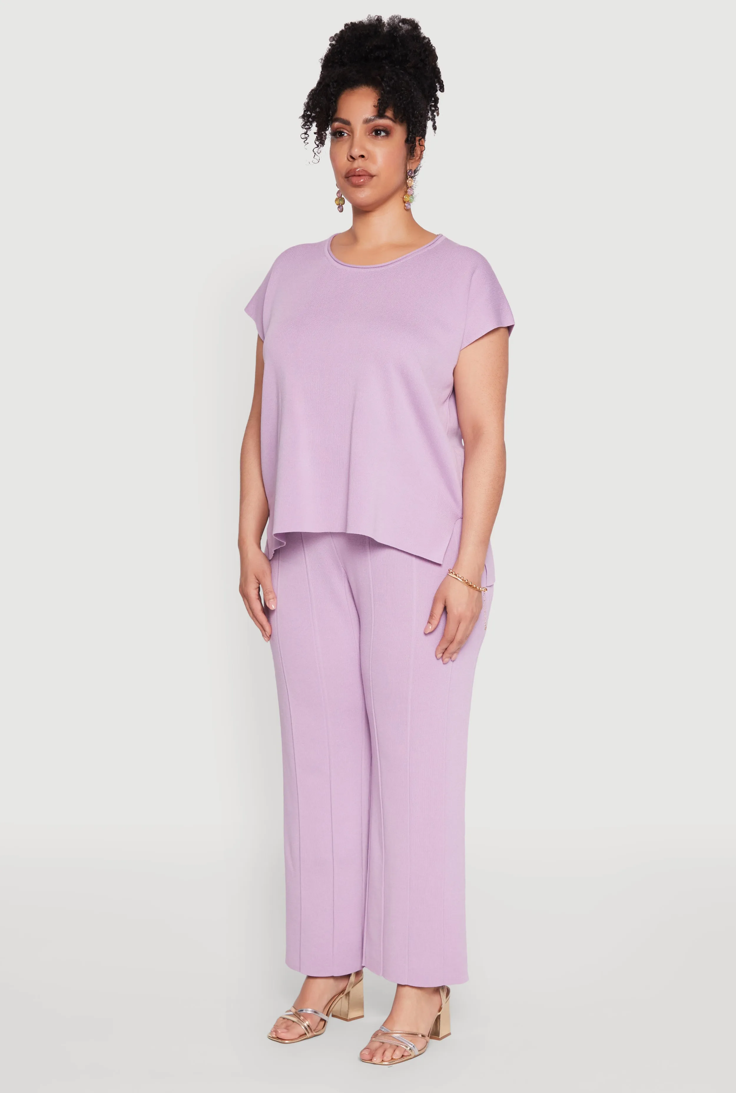 Plus Size Daisy Knitted Crew Neck Top sold by Rainbow product image thumbnail 5