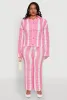 Plus Size Daisy Striped Crochet Pants sold by Rainbow