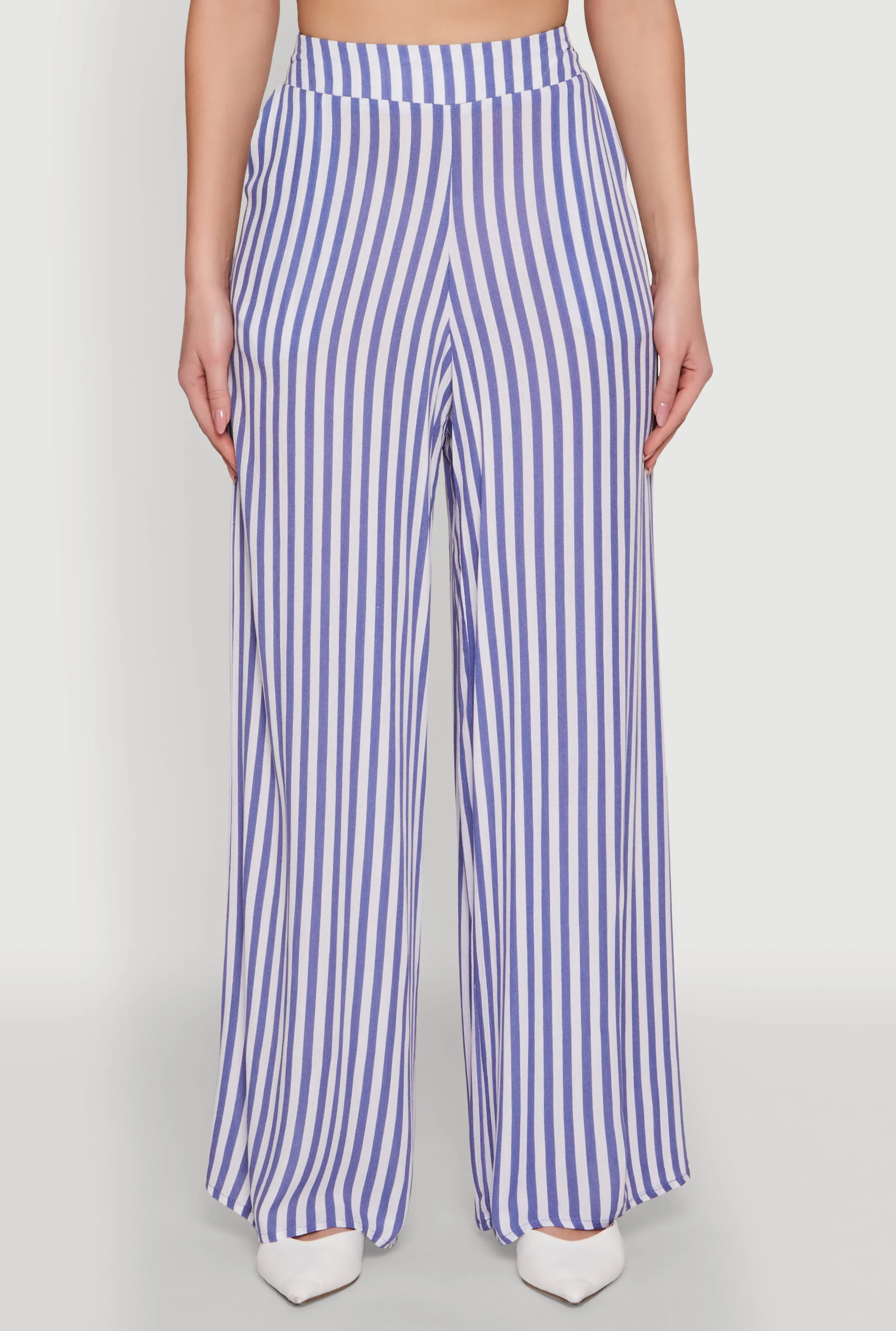 Striped Wide Leg Palazzo Pants sold by Rainbow product image thumbnail 3