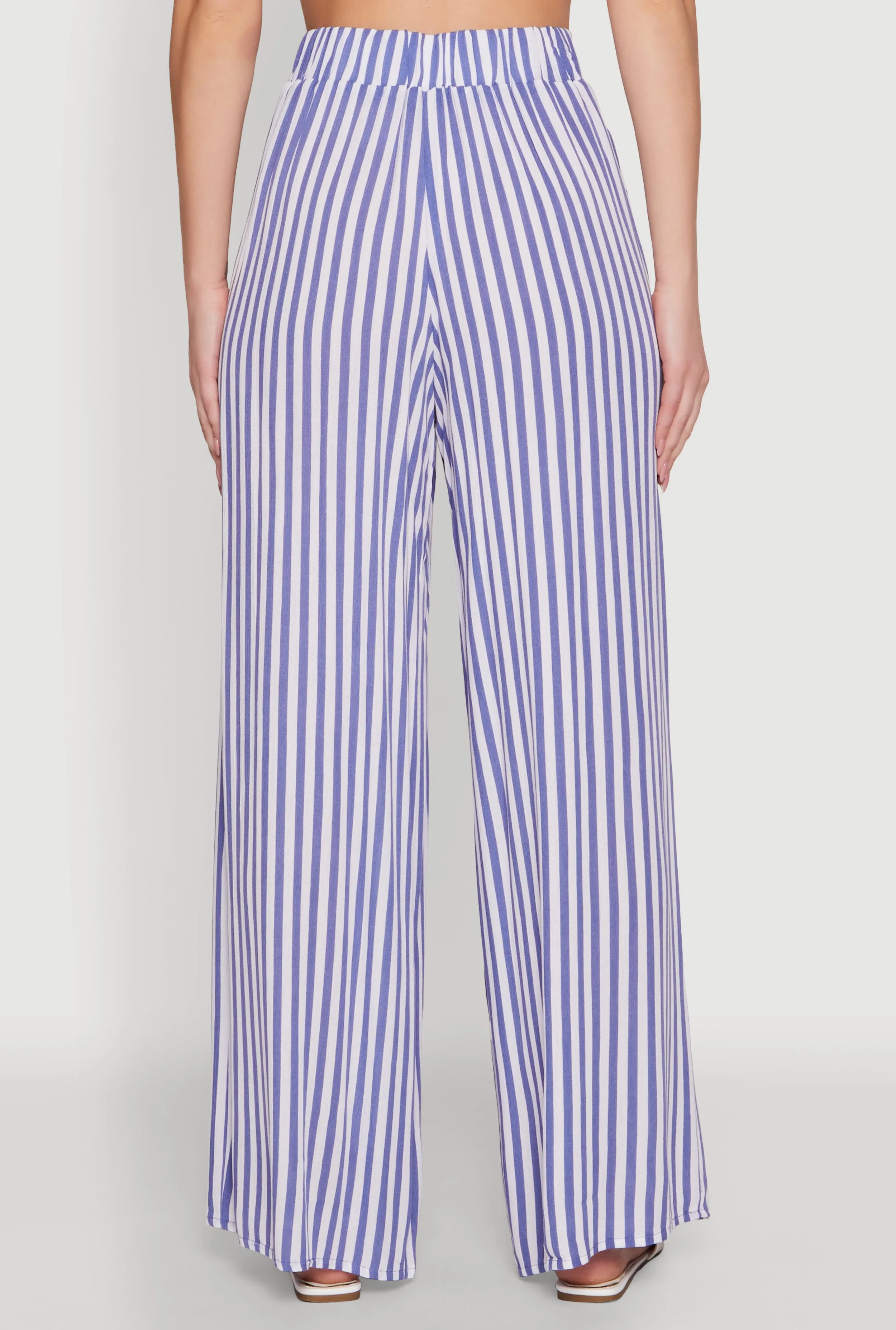 Striped Wide Leg Palazzo Pants sold by Rainbow product image thumbnail 5