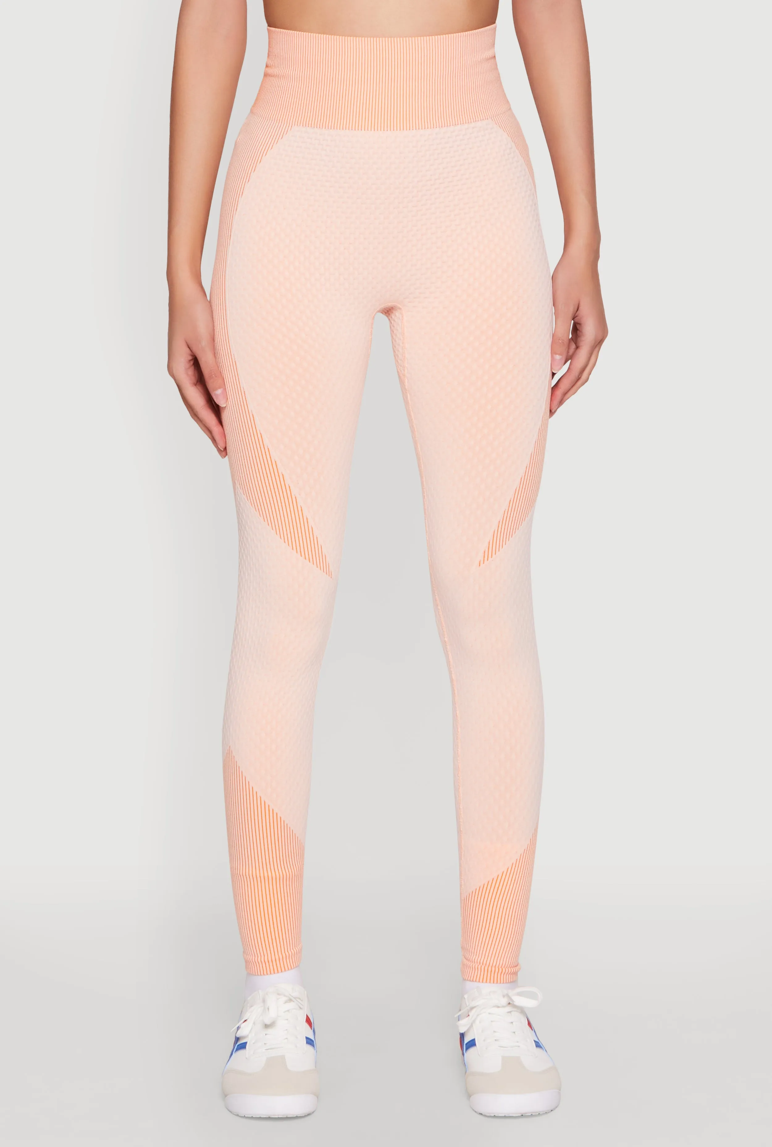 Striped Detail Two Tone Leggings sold by Rainbow product image thumbnail 3