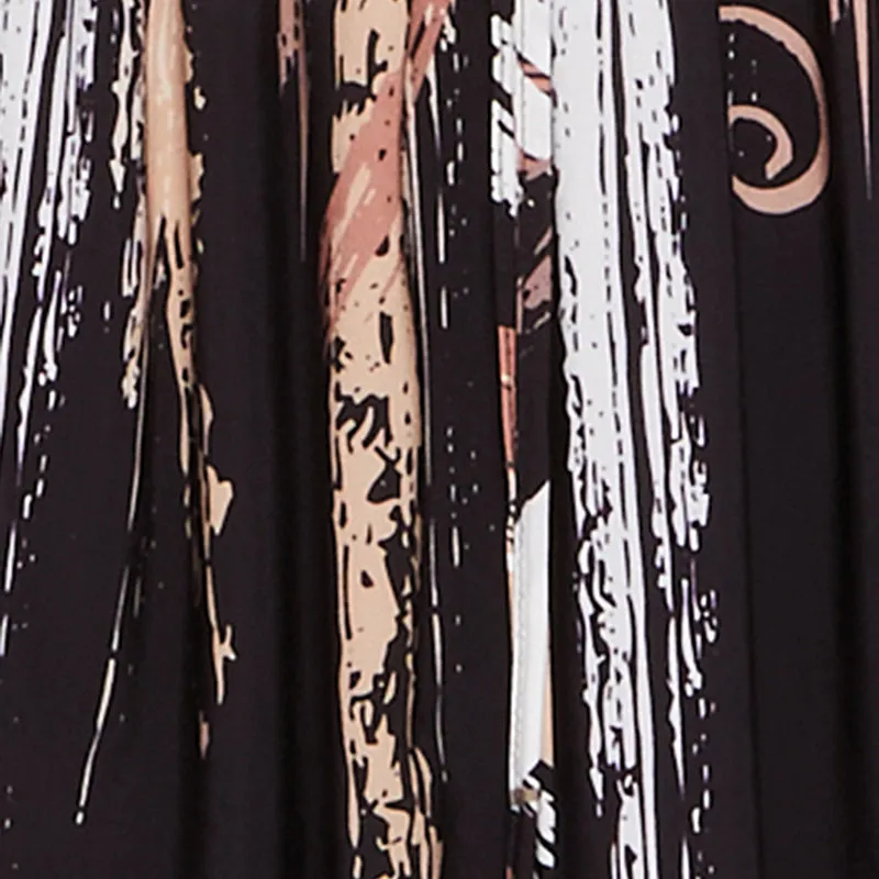 Abstract Brush Stroke Print Crop Top sold by Rainbow product image thumbnail 4