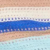 Crochet V Neck Striped Cop Top sold by Rainbow