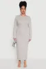 Plus Size Daisy Long Sleeve Maxi Dress sold by Rainbow