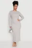 Plus Size Daisy Long Sleeve Maxi Dress sold by Rainbow