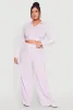 Plus Size Daisy Mineral Wash Varsity Stripe Sweatpants sold by Rainbow