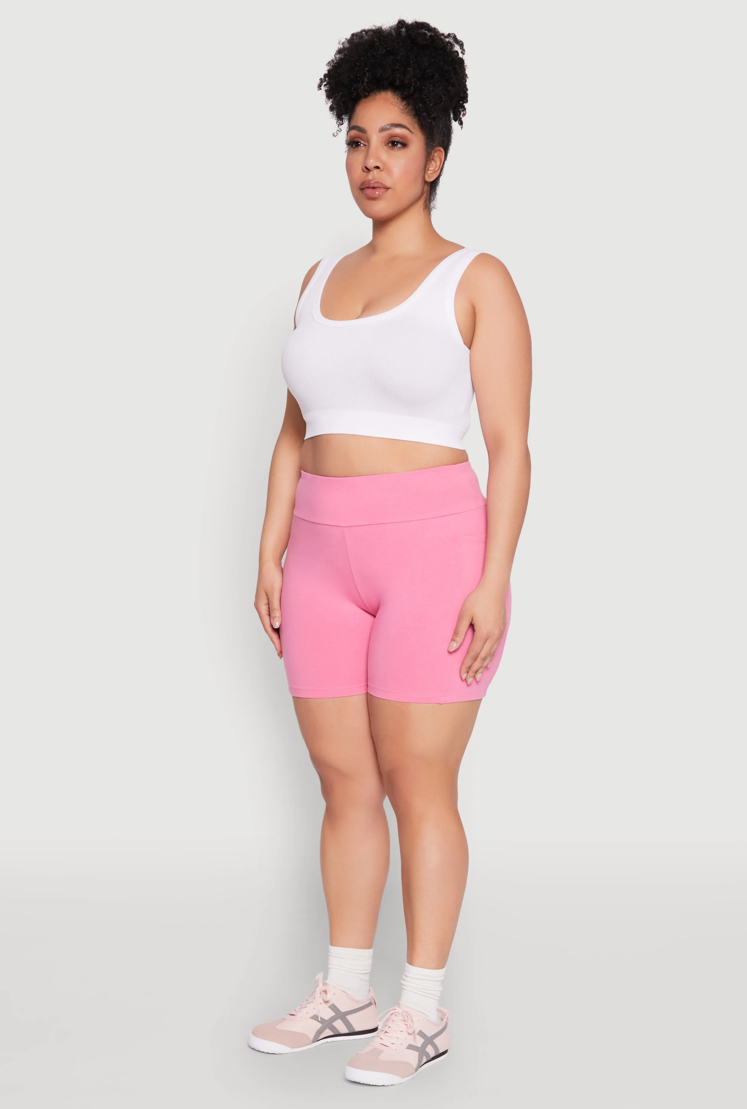 Plus Size Cell Phone Pocket Shorts sold by Rainbow product image thumbnail 3