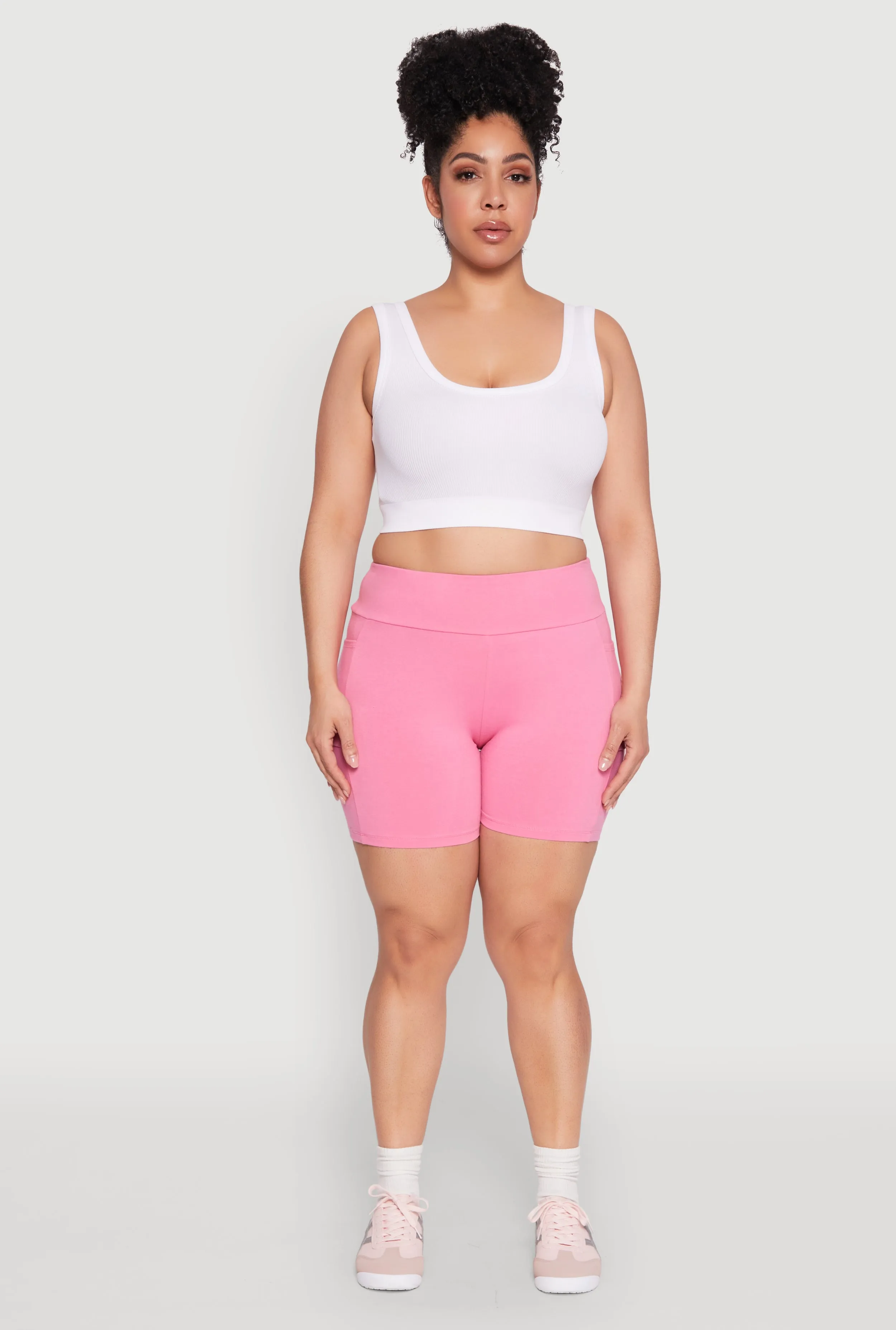 Plus Size Cell Phone Pocket Shorts sold by Rainbow product image thumbnail 2