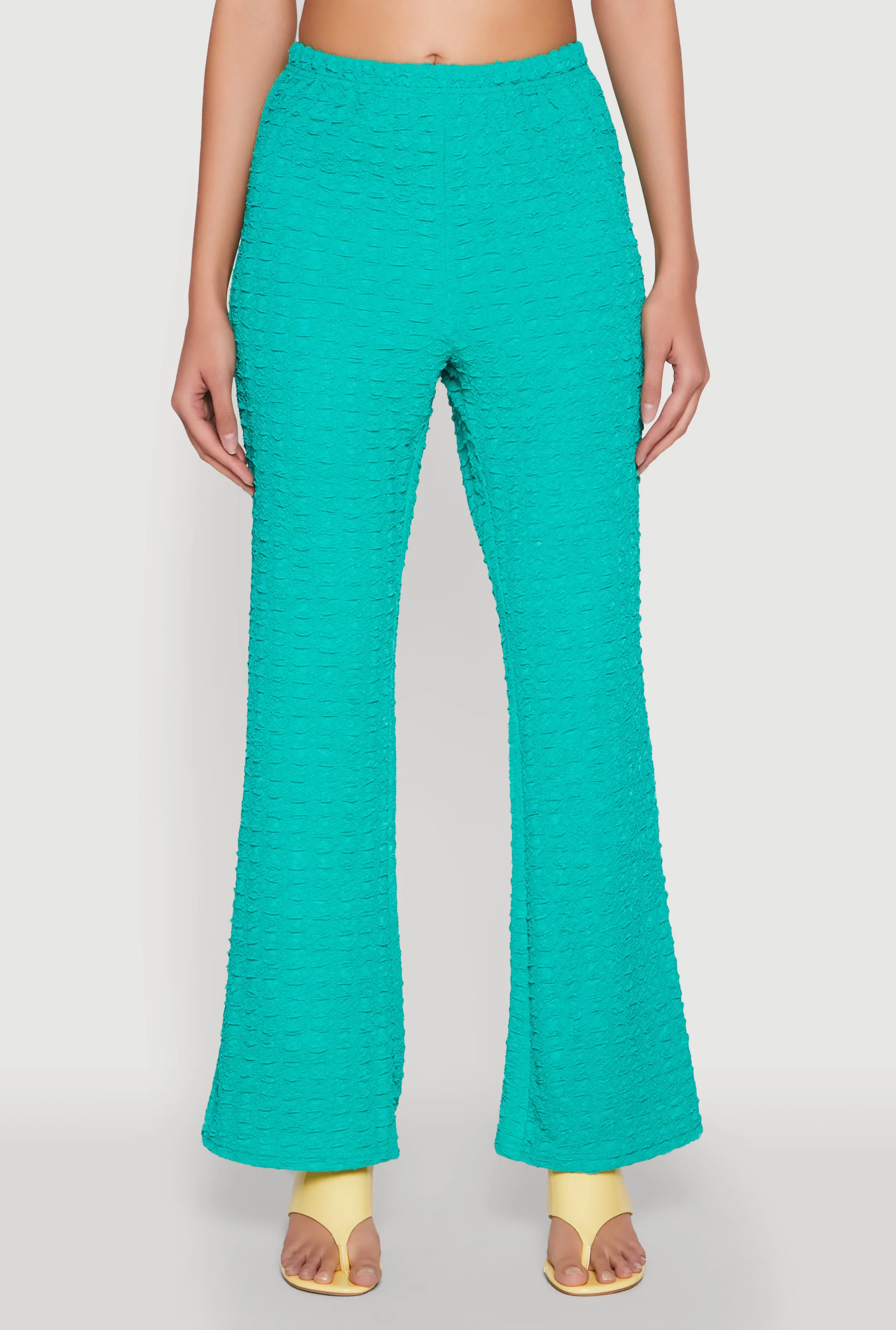 Bubble Knit Flared Leg Pants sold by Rainbow product image thumbnail 3