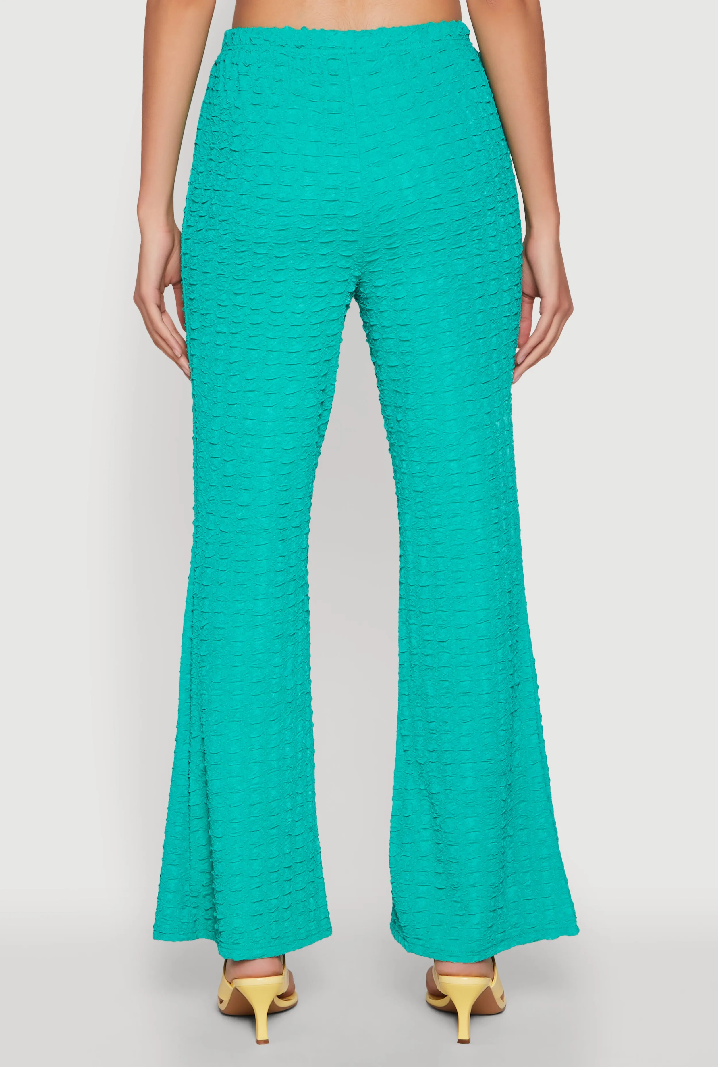 Bubble Knit Flared Leg Pants sold by Rainbow product image thumbnail 5