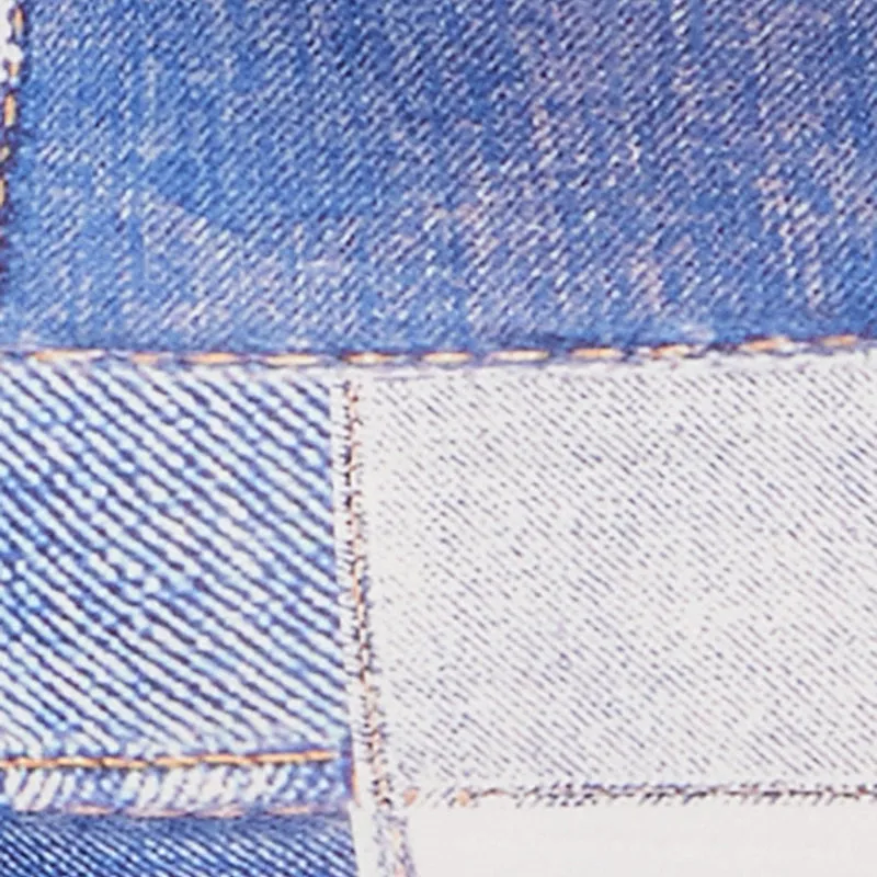 Plus Size Denim Print Tube Midi Dress sold by Rainbow product image thumbnail 4