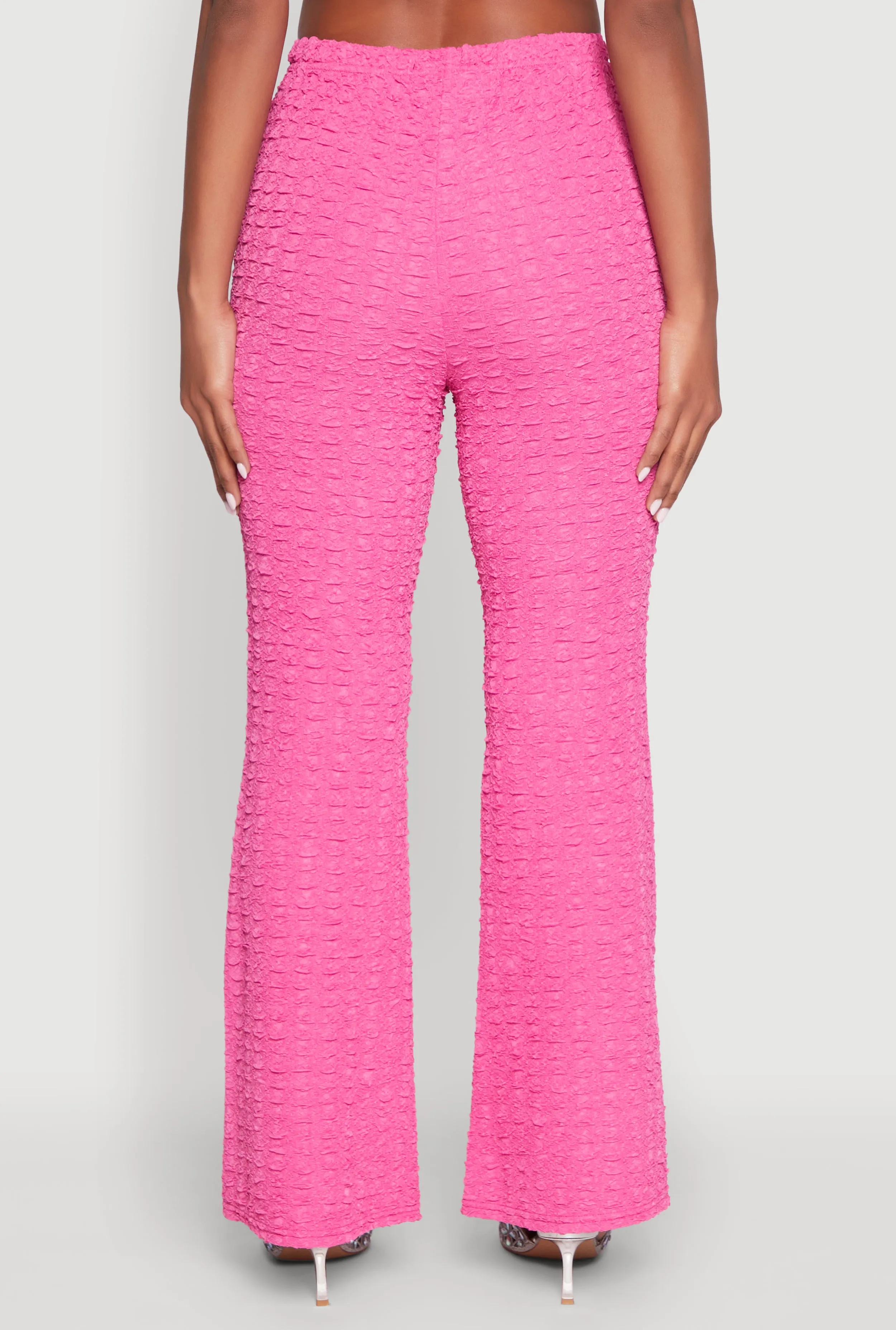 Bubble Knit Flared Leg Pants sold by Rainbow product image thumbnail 5