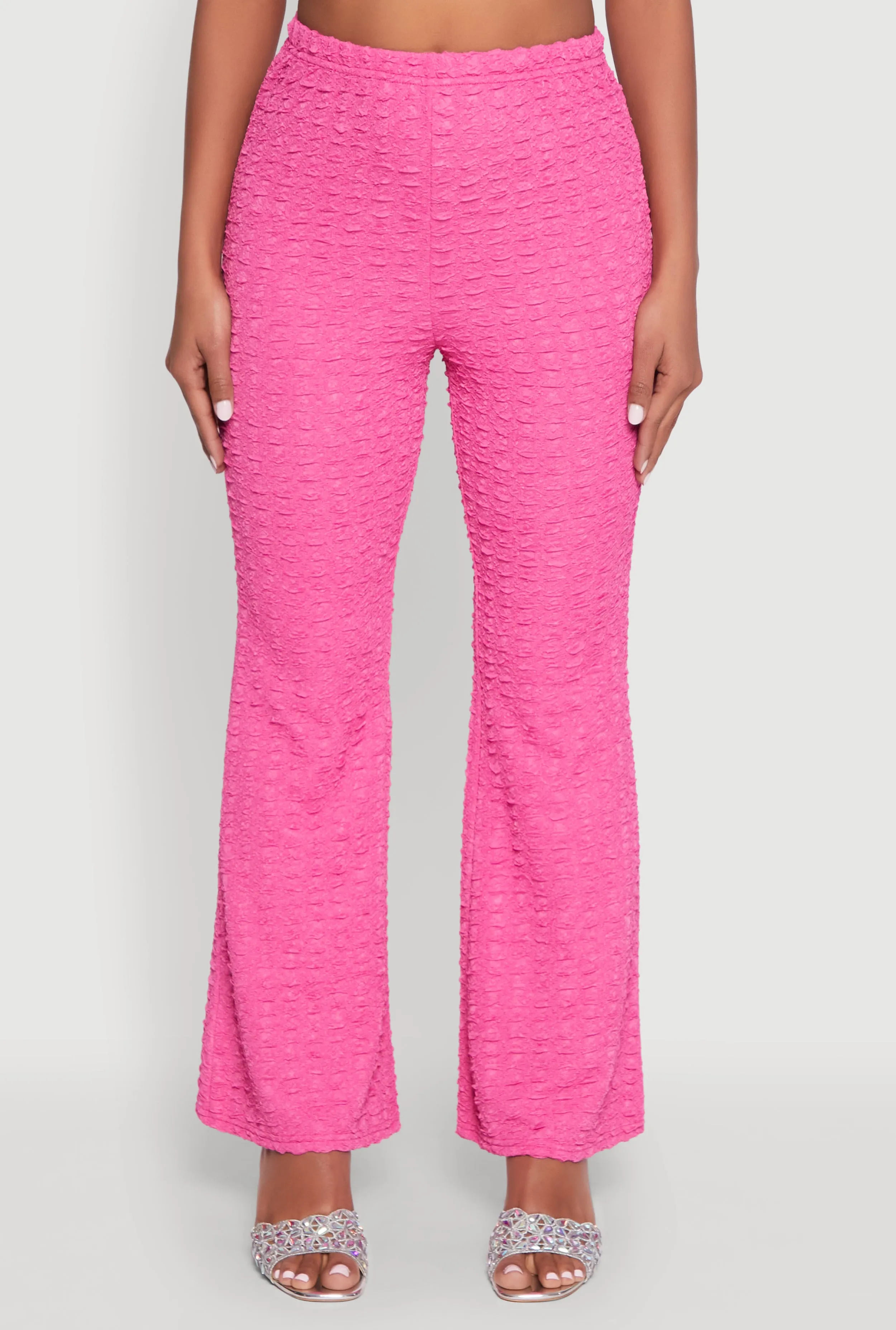 Bubble Knit Flared Leg Pants sold by Rainbow product image thumbnail 3