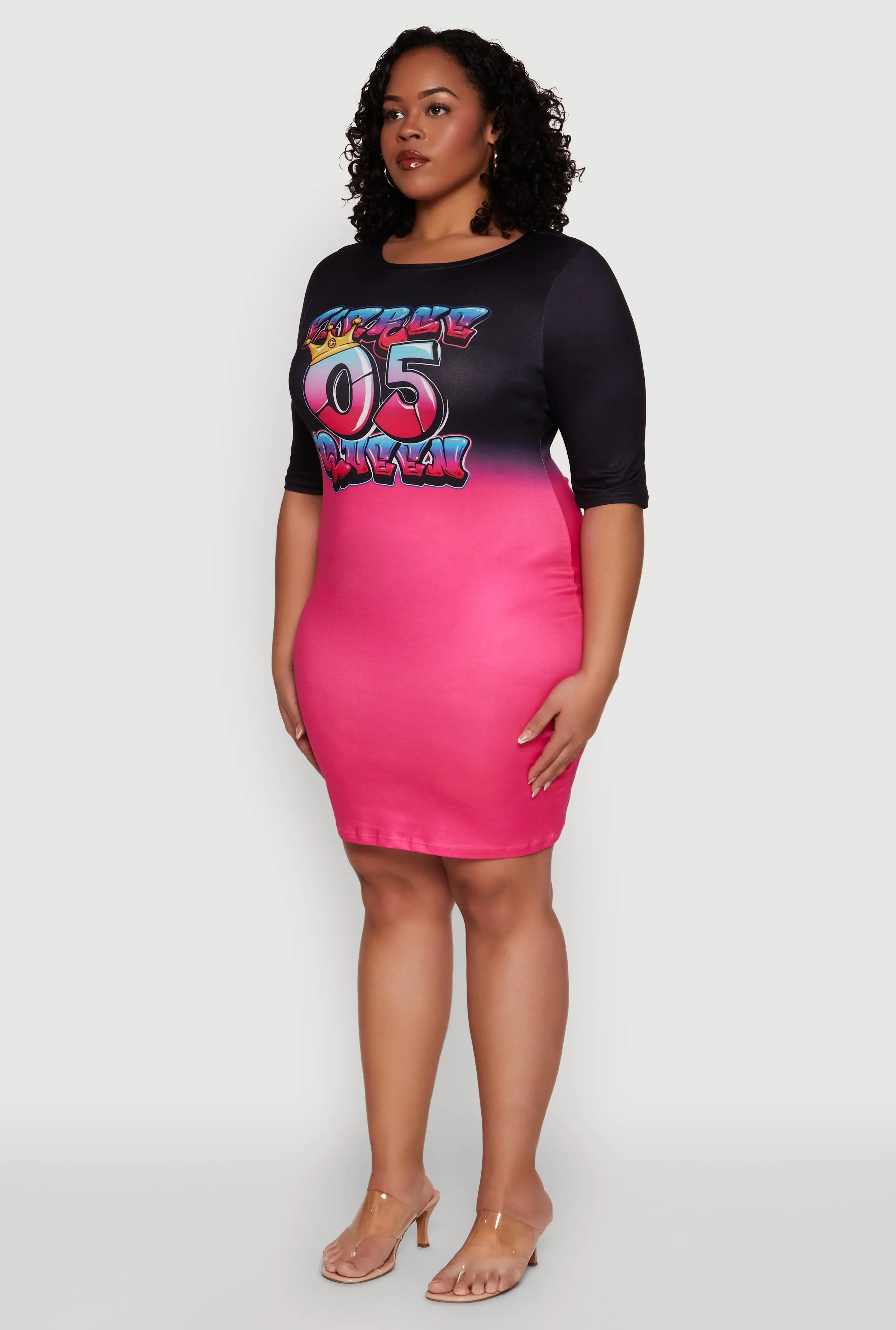 Plus Size Fierce 05 Queen T Shirt Dress sold by Rainbow product image thumbnail 3