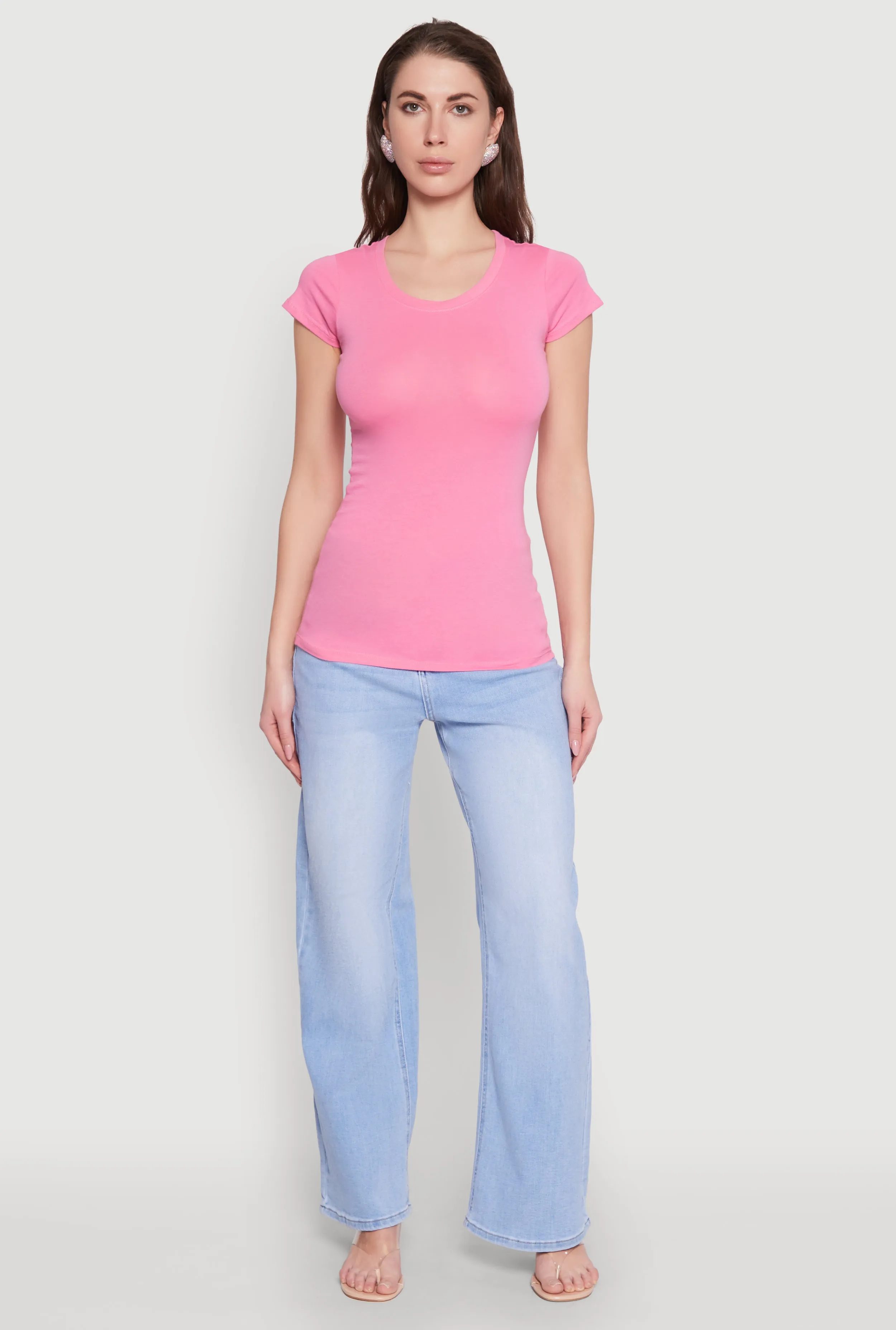 Short Sleeve Scoop Neck Tee sold by Rainbow