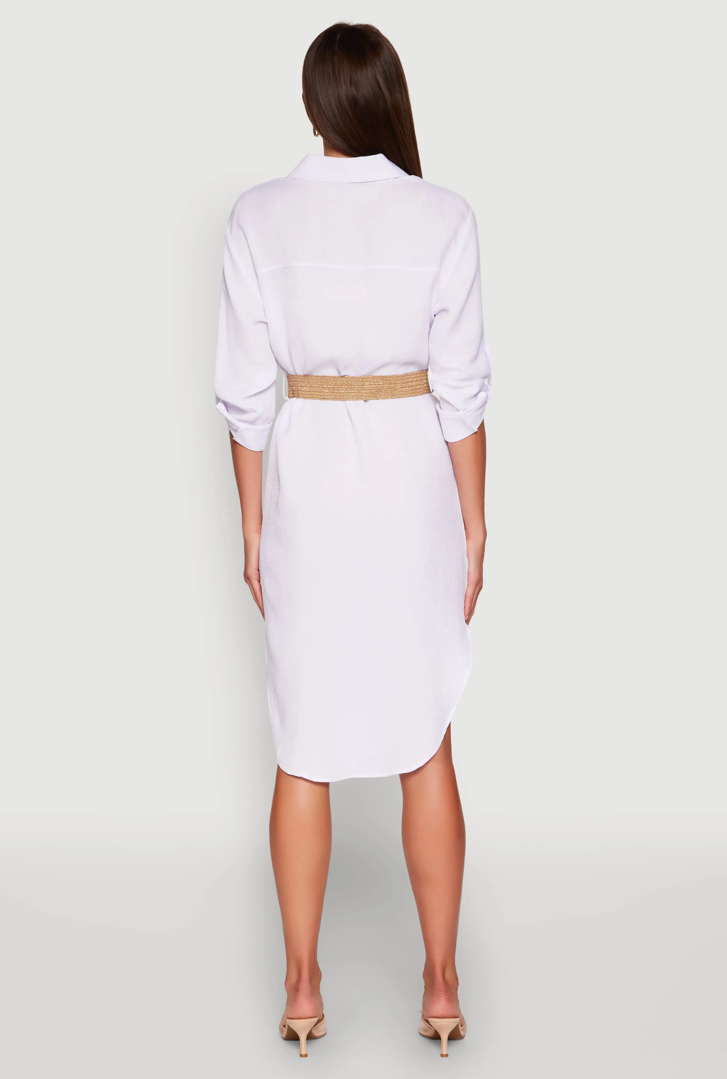 High Low Shirt Dress sold by Rainbow product image thumbnail 5