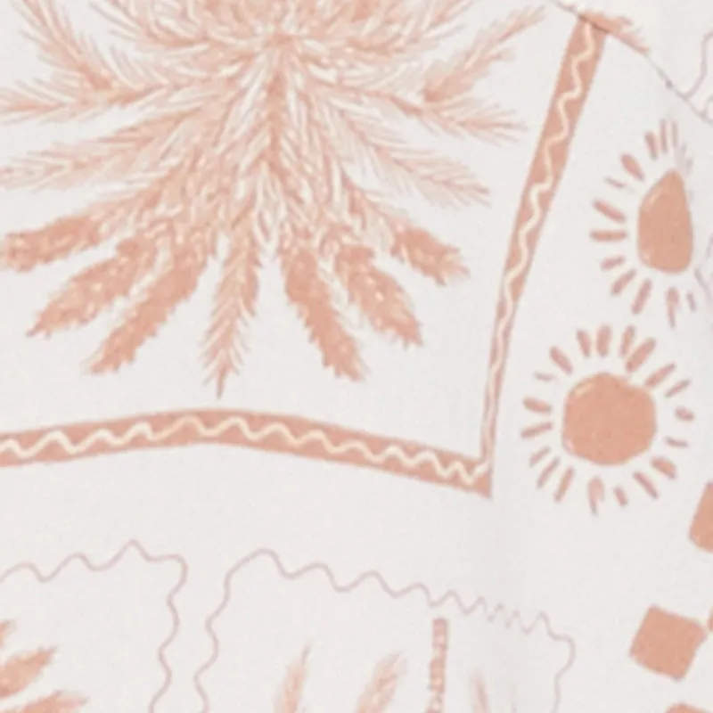 Plus Size Checkered Palm Print Shorts sold by Rainbow product image thumbnail 4