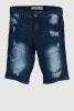Boys Distressed Whiskered Denim Shorts sold by Rainbow