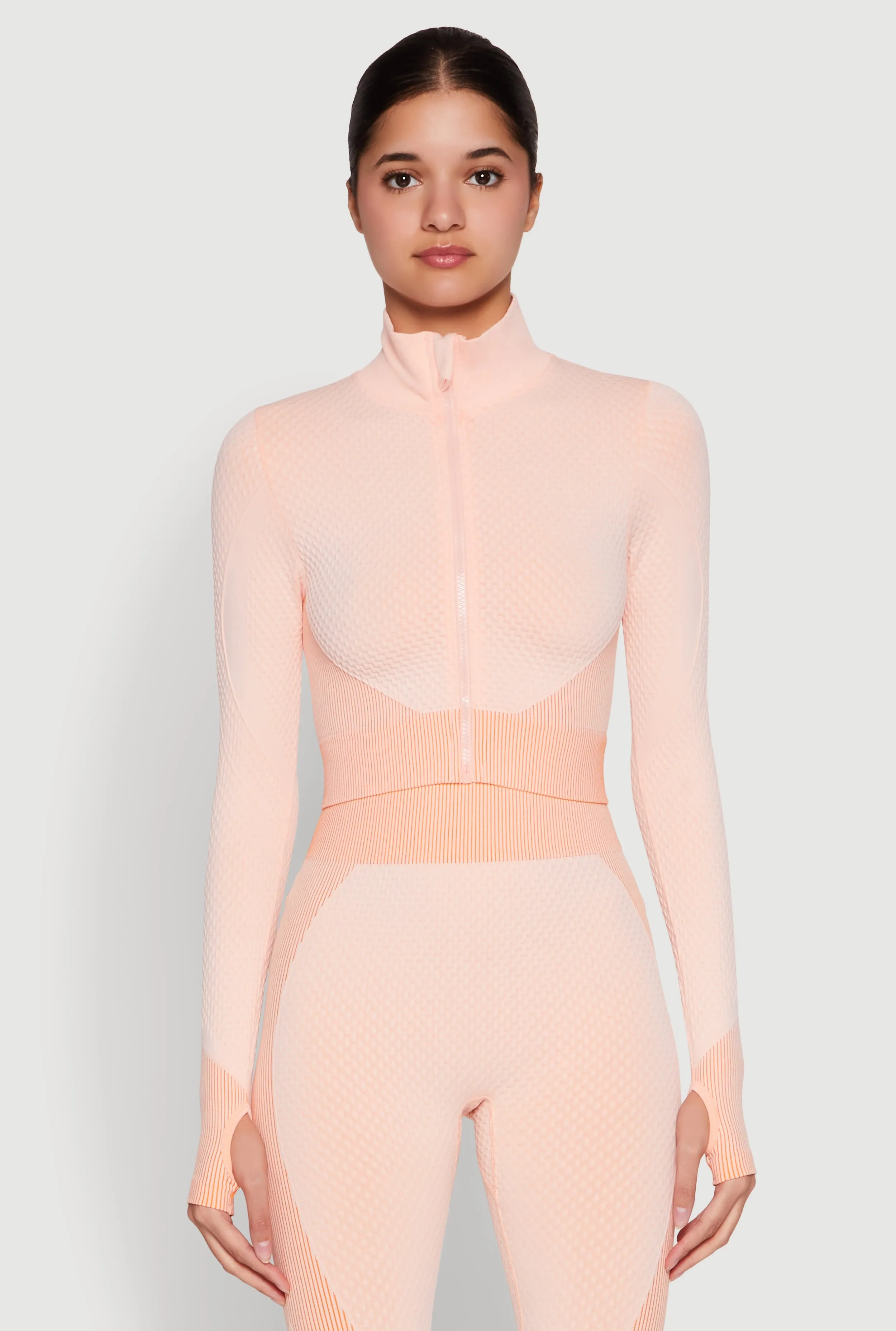 Striped Detail Two Tone Track Jacket sold by Rainbow