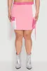 Plus Size Color Block Denim Skirt sold by Rainbow