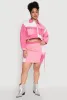 Plus Size Color Block Denim Skirt sold by Rainbow