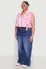 Plus Size Spoon Jeans Mineral Wash Denim Vest sold by Rainbow