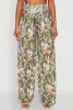 High Waisted Floral Print Palazzo Pants sold by Rainbow