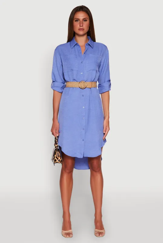 High Low Shirt Dress sold by Rainbow