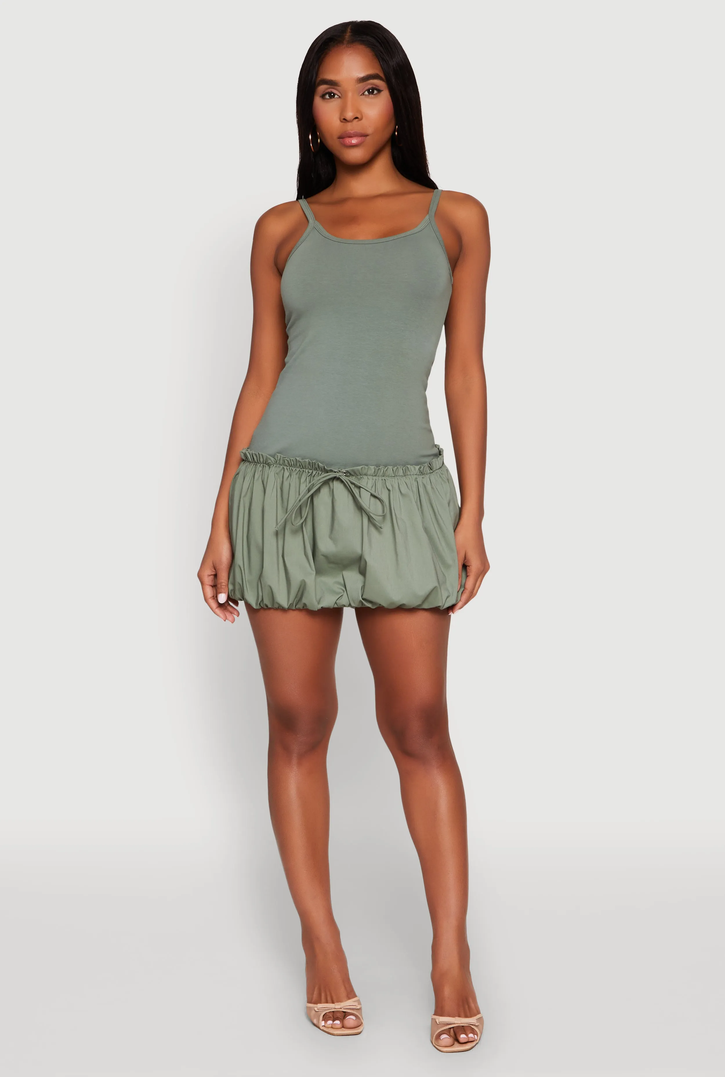 Scoop Neck Bubble Dress sold by Rainbow