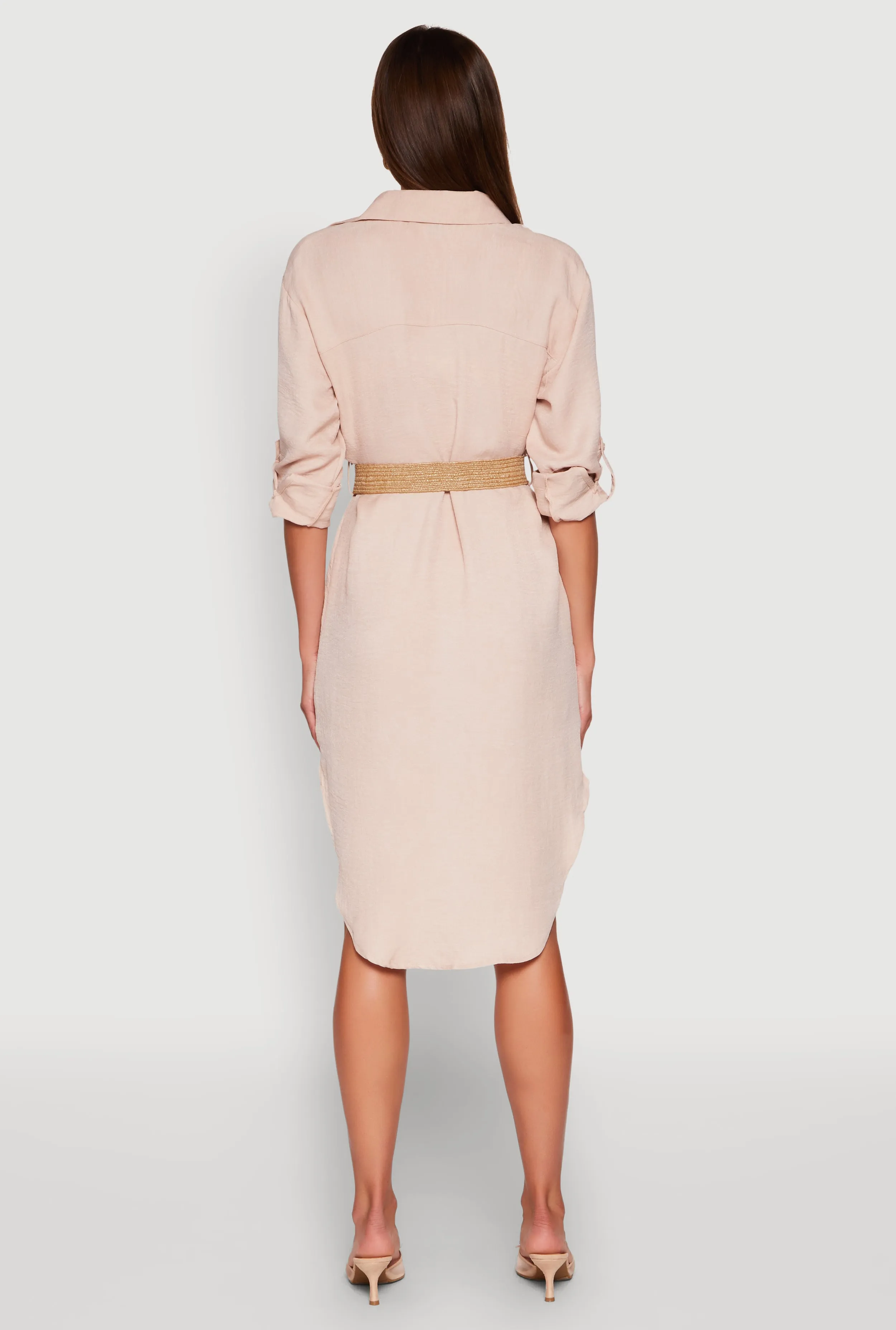 High Low Shirt Dress sold by Rainbow product image thumbnail 5