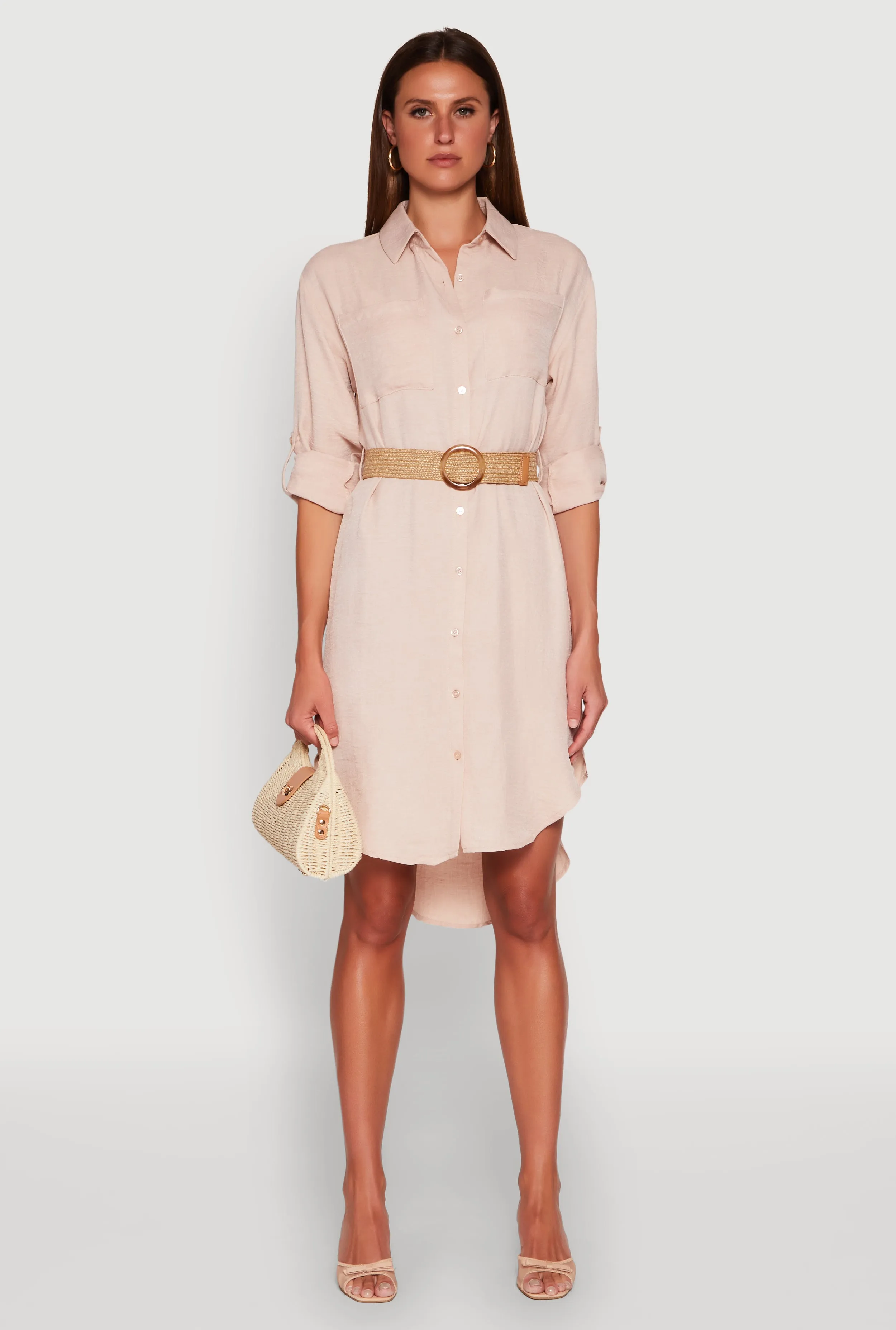 High Low Shirt Dress sold by Rainbow product image thumbnail 2