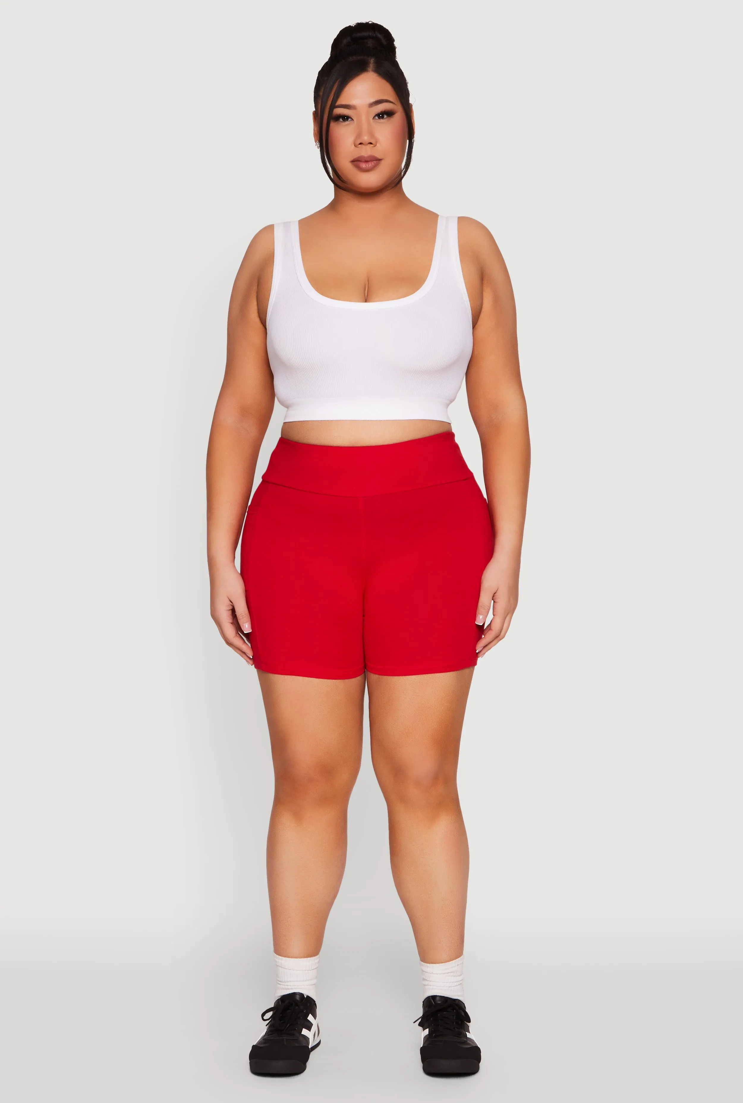 Plus Size Cell Phone Pocket Shorts sold by Rainbow product image thumbnail 2