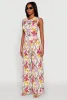 Floral Print Cowl Neck Crop Top sold by Rainbow