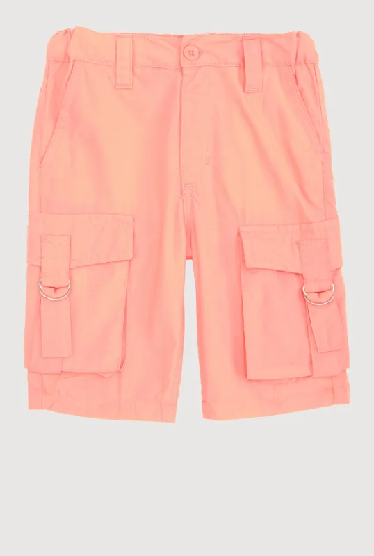 Little Girls Cargo Pocket Bermuda Shorts sold by Rainbow