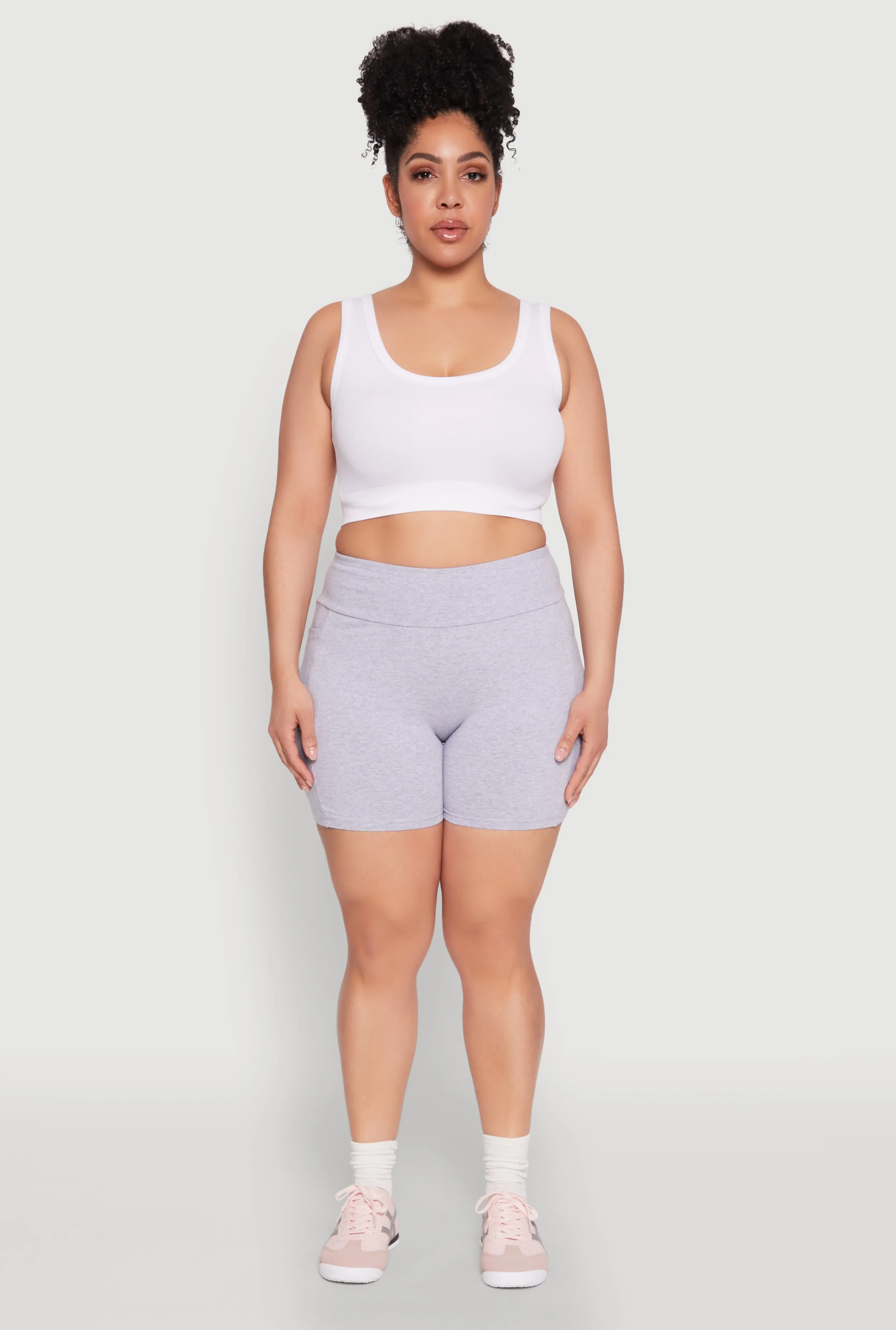 Plus Size Cell Phone Pocket Shorts sold by Rainbow product image thumbnail 2