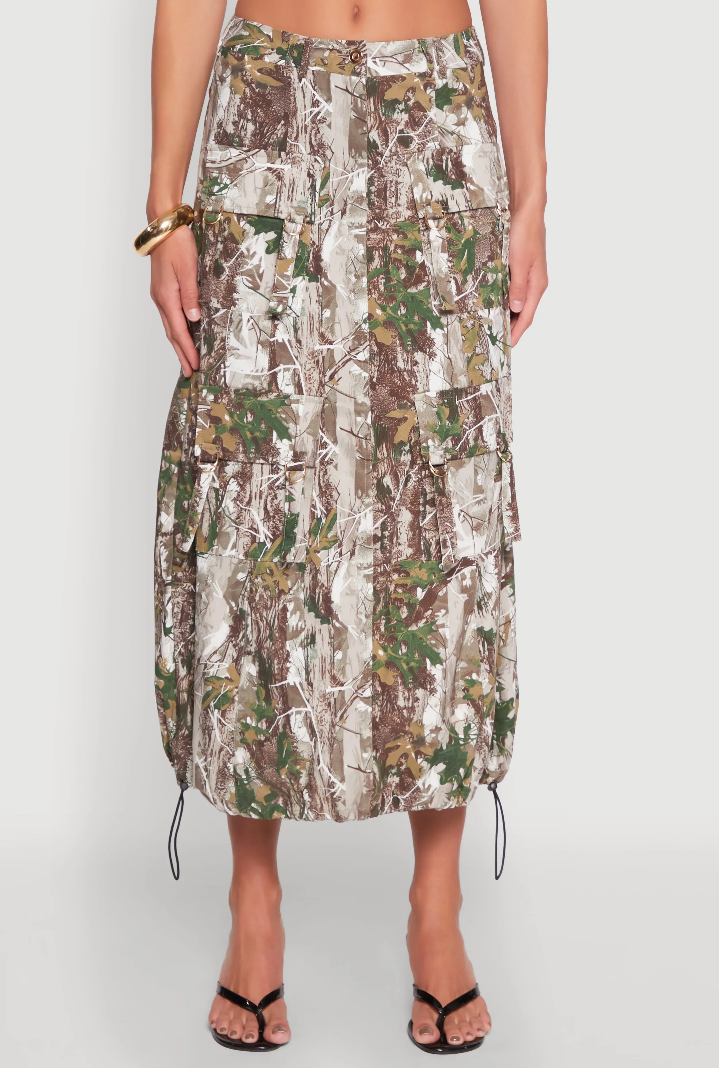 Hunter Camo Hyperstretch Cargo Maxi Skirt sold by Rainbow product image thumbnail 5