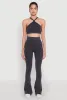 Mineral Wash Seamless Flared Pants sold by Rainbow