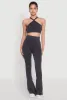 Mineral Wash Seamless Flared Pants sold by Rainbow