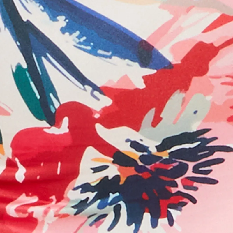 Plus Size Floral Print Biker Romper sold by Rainbow product image thumbnail 4